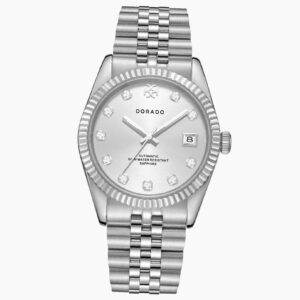 DORADO Silver Timeless Watch - Silver | Engravely Custom Premium Metal Alloy Jewelry