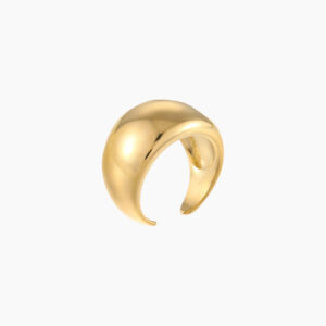 Chunky Dome Ring | Custom Premium Metal Alloy Ring - Engravely