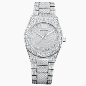 DORADO Iced Prestige Watch | Engravely Custom Premium Metal Alloy Jewelry