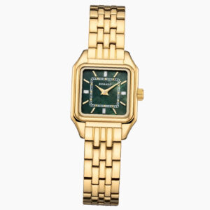 DORADO Satin Square Watch - Green | Engravely Custom Premium Metal Alloy Jewelry