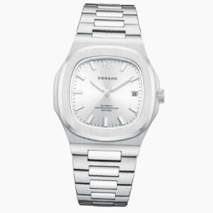 DORADO Silver Signature Watch - Silver | Engravely Custom Premium Metal Alloy Jewelry