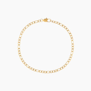 Figaro Anklet - 3mm | Custom Premium Metal Alloy Anklet - Engravely