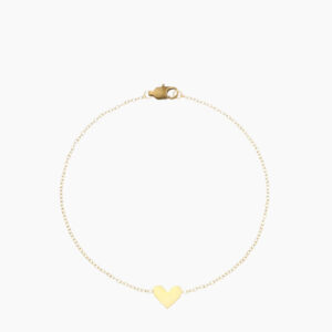 Heart Anklet | Custom Premium Metal Alloy Anklet - Engravely