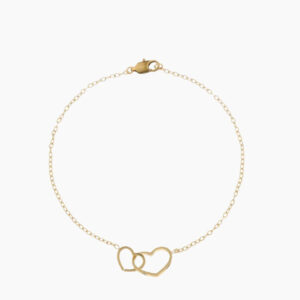 Heart Link Anklet | Custom Premium Metal Alloy Anklet - Engravely