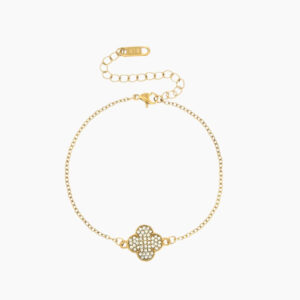 Iced Lucky Bracelet | Custom Premium Metal Alloy Bracelet - Engravely