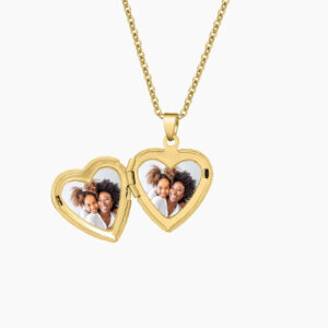 Eng ravely Kids Locket Necklace Photo Pendant
