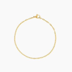 Mariner Chain Bracelet - 2mm | Custom Premium Metal Alloy Name Necklace - Engravely