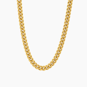 Mens Miami Cuban Link Chain - 10mm | Custom Stainless Steel Name Necklace - Engravely