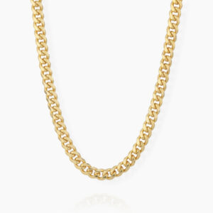 Miami Cuban Link Chain - 5mm | Custom 18K Gold Plated Name Necklace - Engravely