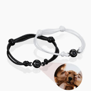 Personalized Circle Photo Bracelet | Custom Premium Metal Alloy Bracelet - Engravely