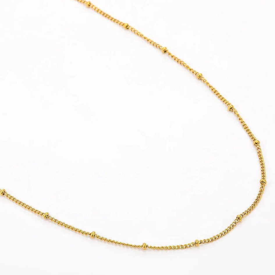 Satellite Chain Necklace | Custom Premium Metal Alloy Name Necklace - Engravely - Image 7