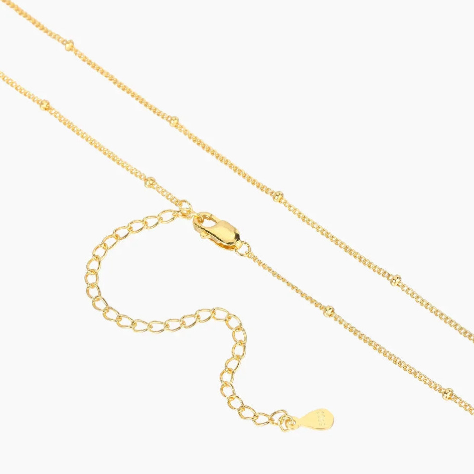 Satellite Chain Necklace | Custom Premium Metal Alloy Name Necklace - Engravely - Image 8