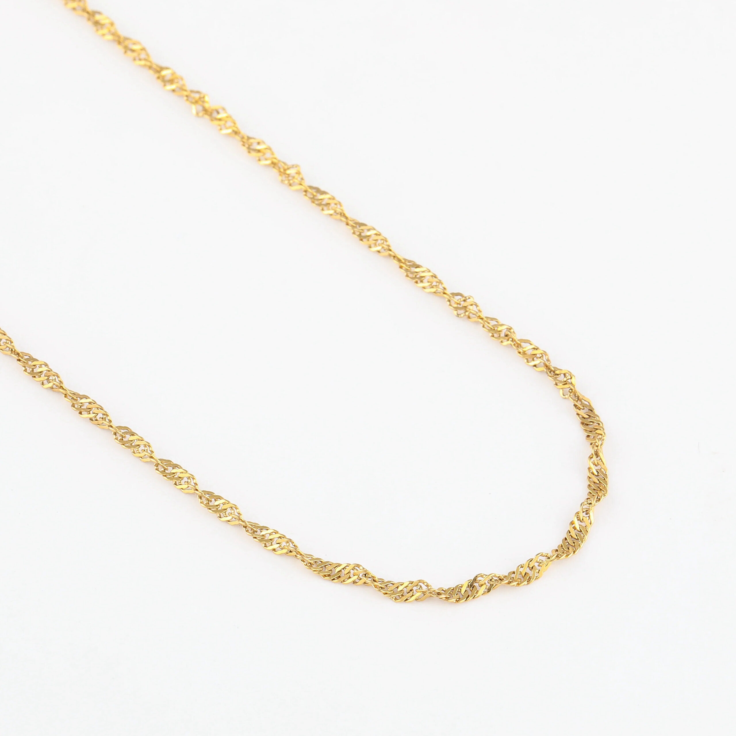 Singapore Chain Bracelet | Custom Premium Metal Alloy Name Necklace - Engravely - Image 5