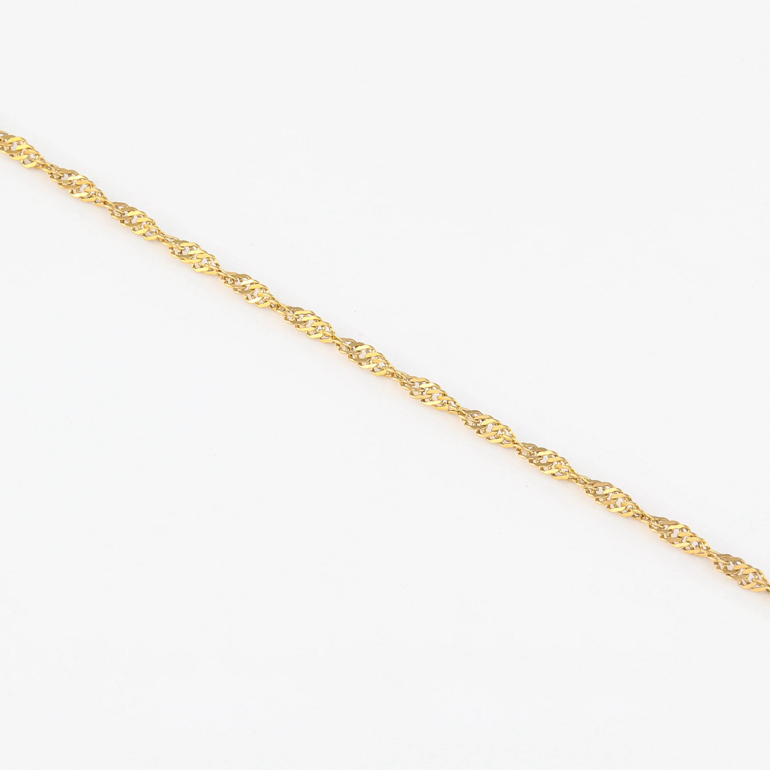 Singapore Chain Bracelet | Custom Premium Metal Alloy Name Necklace - Engravely - Image 6