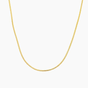 Snake Chain Necklace | Custom Premium Metal Alloy Name Necklace - Engravely