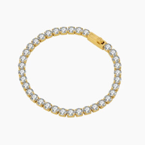 Tennis Bracelet - 4mm | Custom Premium Metal Alloy Bracelet - Engravely
